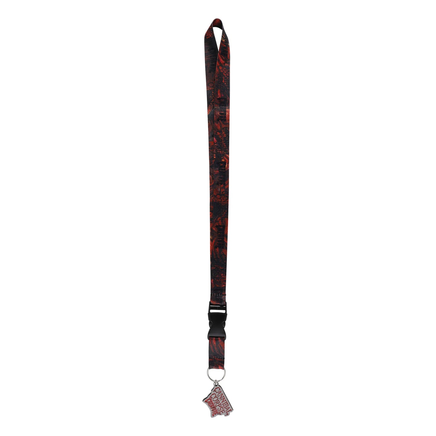 Creature X Cannibal Corpse Lanyard Key Chain Red/Black