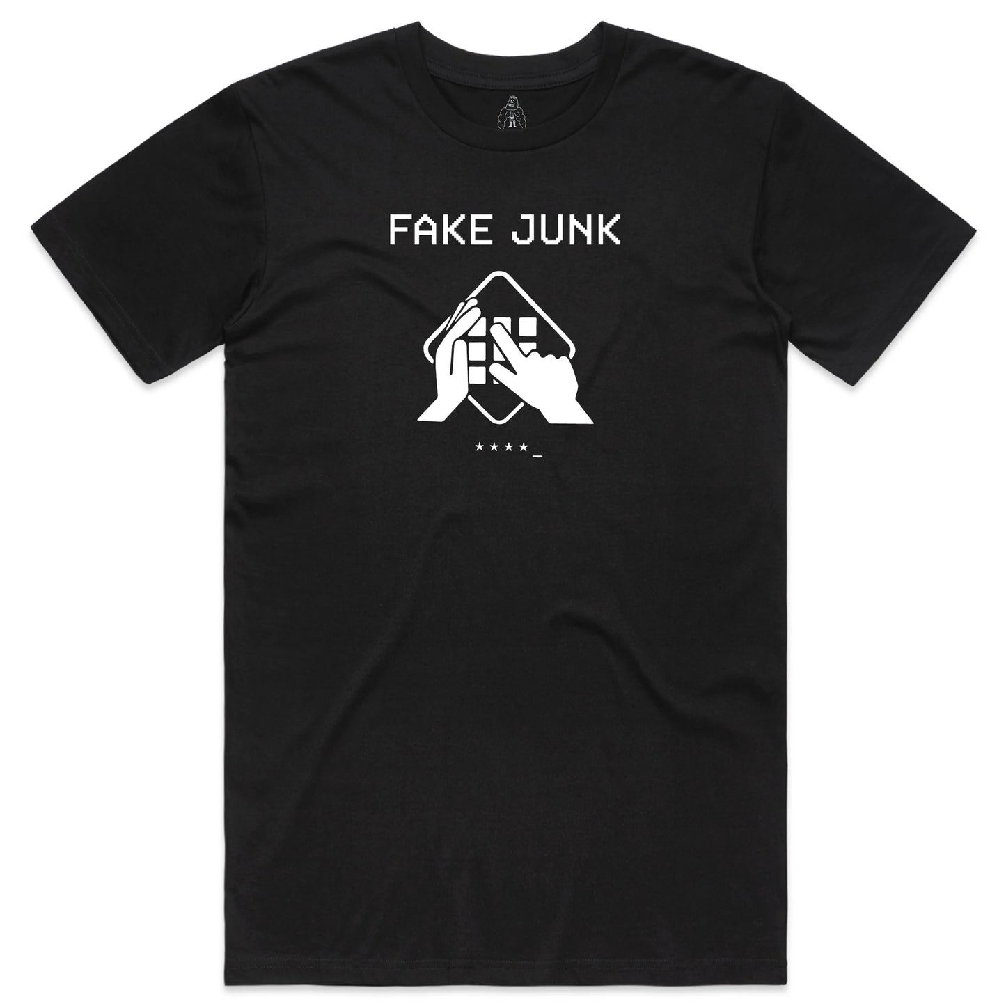 Fake Junk Passkey T Shirt Black