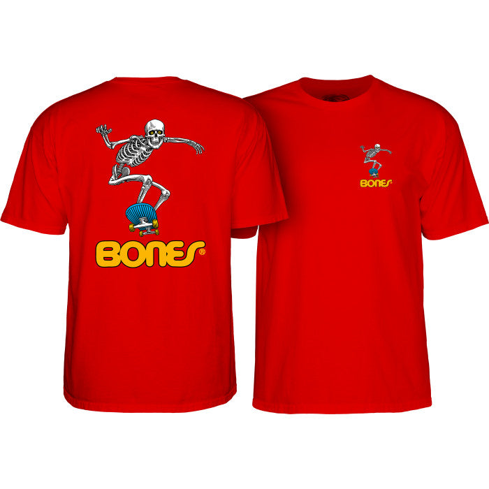 Powell Skateboard Skeleton Shirt Red XL