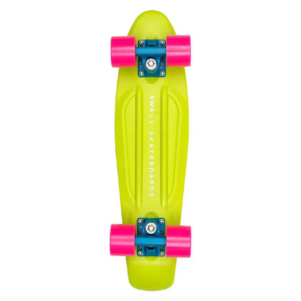 Swell Venice Green Mini Skateboard Cruiser Complete Skateboard - 22"