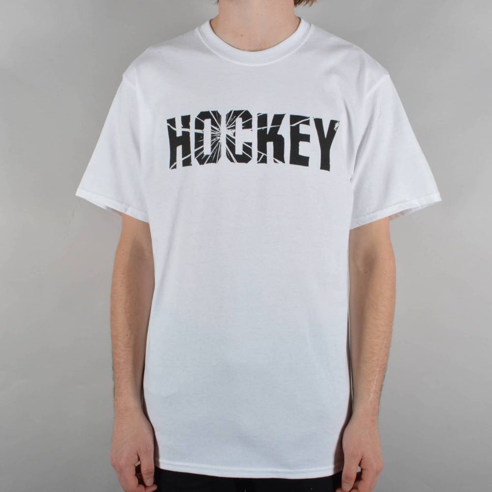 Hockey Shattered Logo T-Shirt White