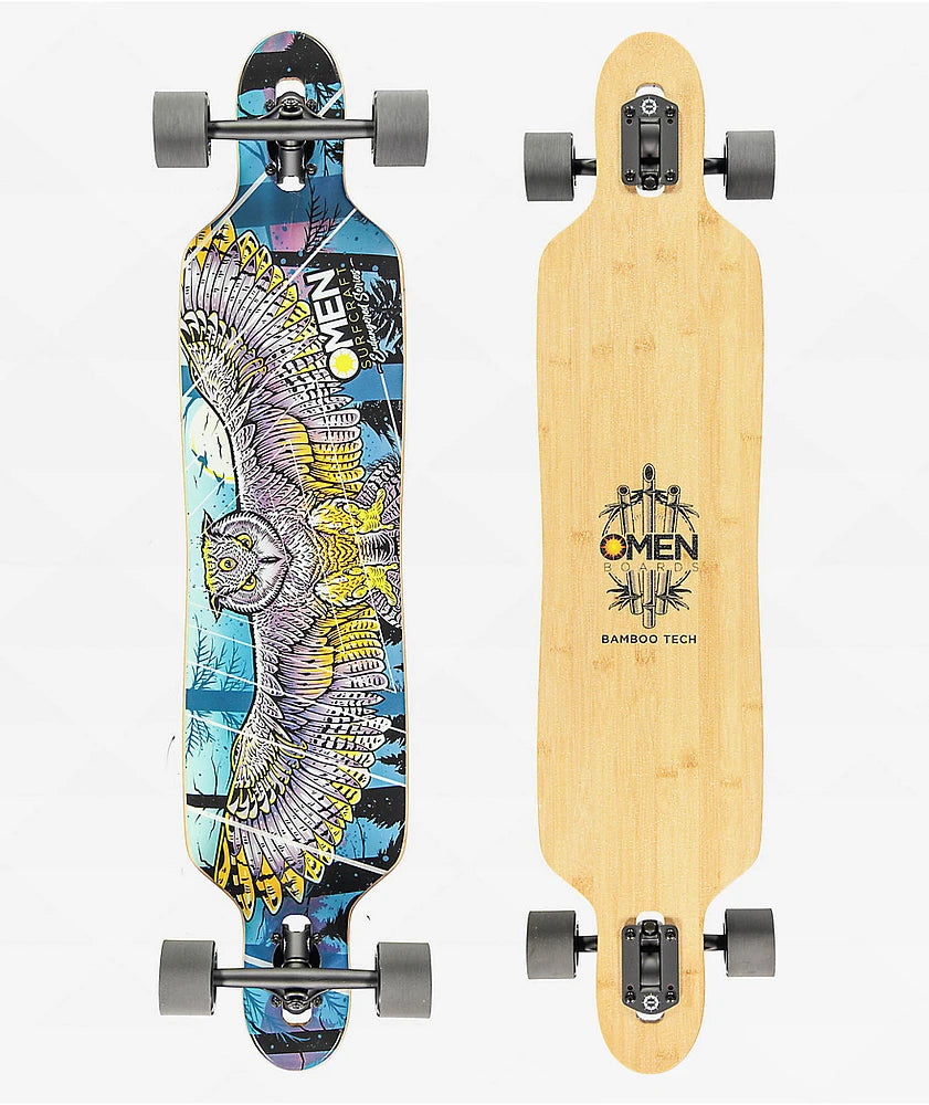Omen Tatsu 41" Fly By Night Drop Thru Longboard Complete