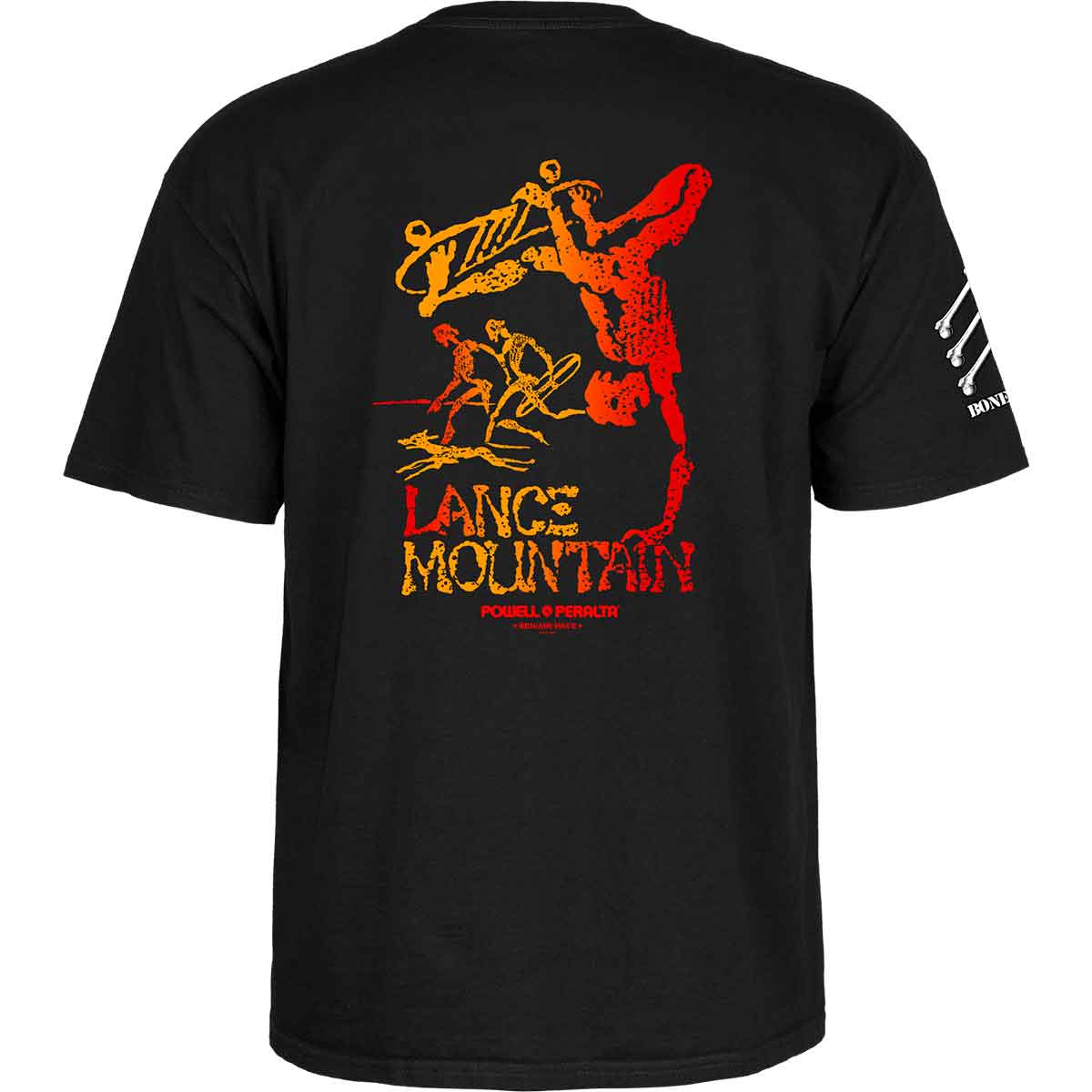 Powell Peralta Bones Brigade Series 17 Lance Mountain T-Shirt - Black