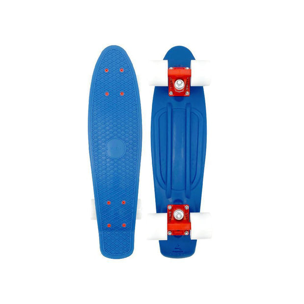 Swell Complete 22” Oceans Blue / Red / White Cruiser Skateboard