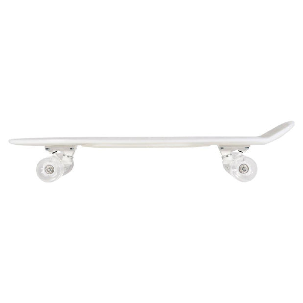 Swell White Wash Glow in the Dark Light Up Wheels 22" Mini Skateboard
