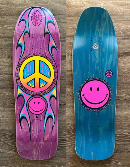 John Lucero x Black Label 9.5 Street Thing Egg Shape Deck