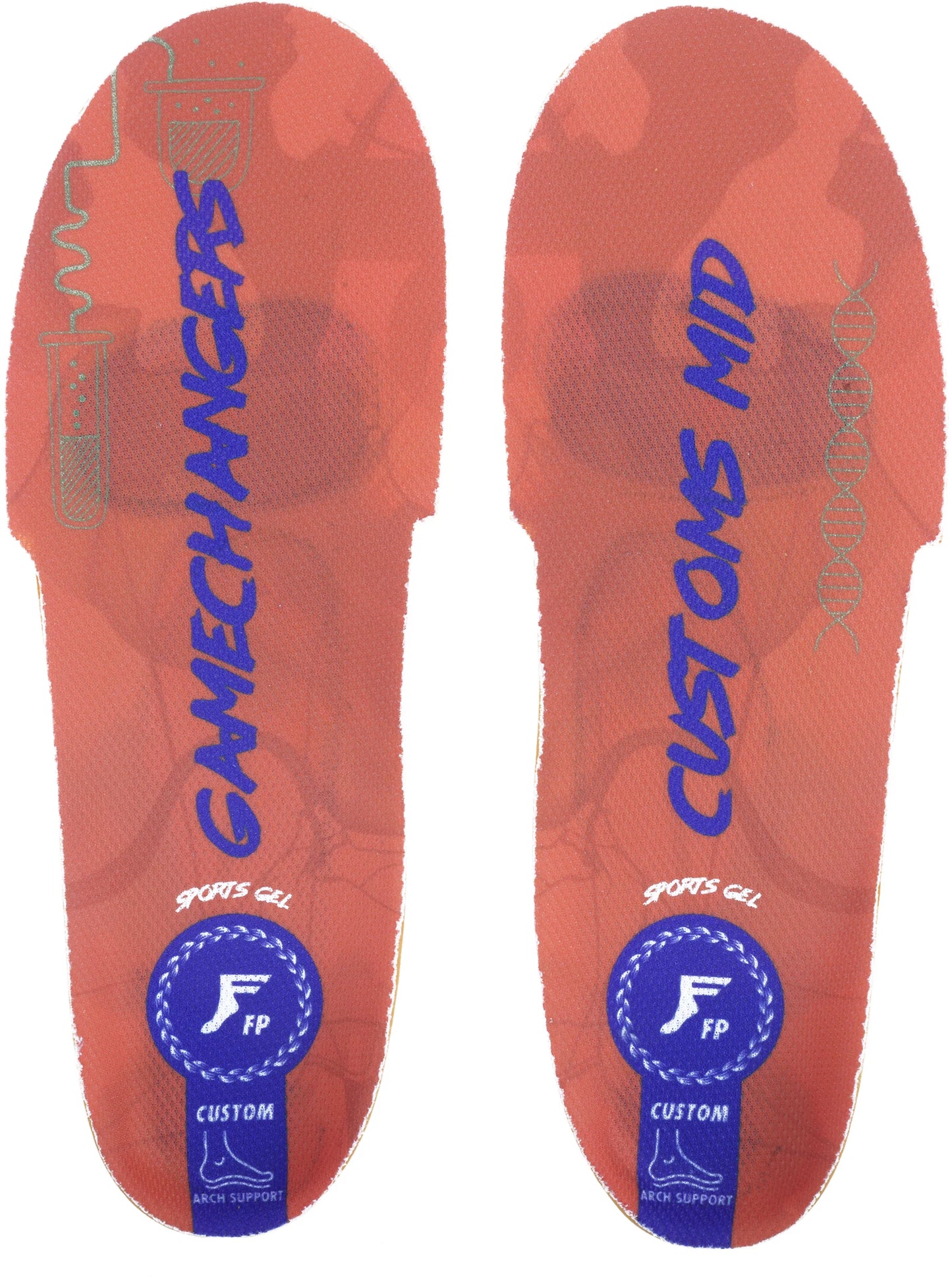 FP Gamechanger Elite Sports Mid Insoles