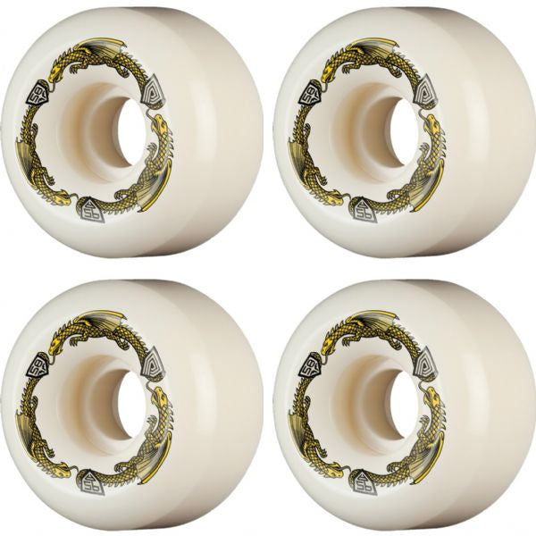 Powell RB2 Yellow Dragon Skateboard Wheels 95A 58mm