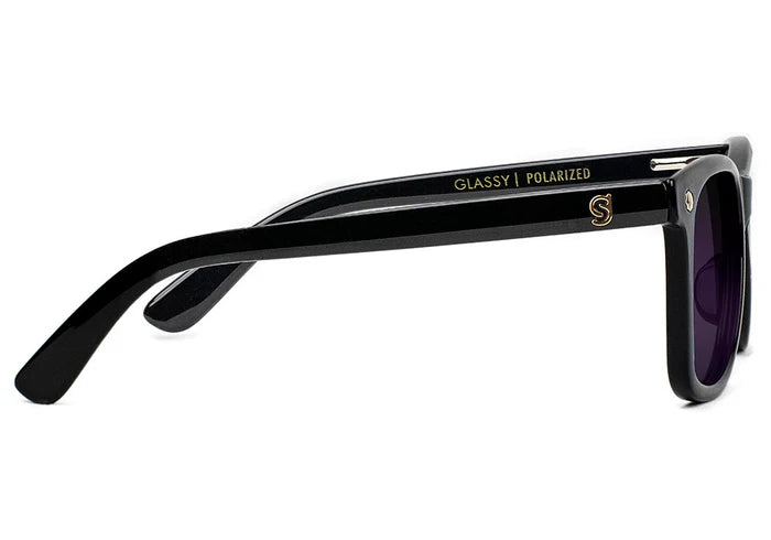 Glassy Mikemo Premium Black/Purple Sunglasses