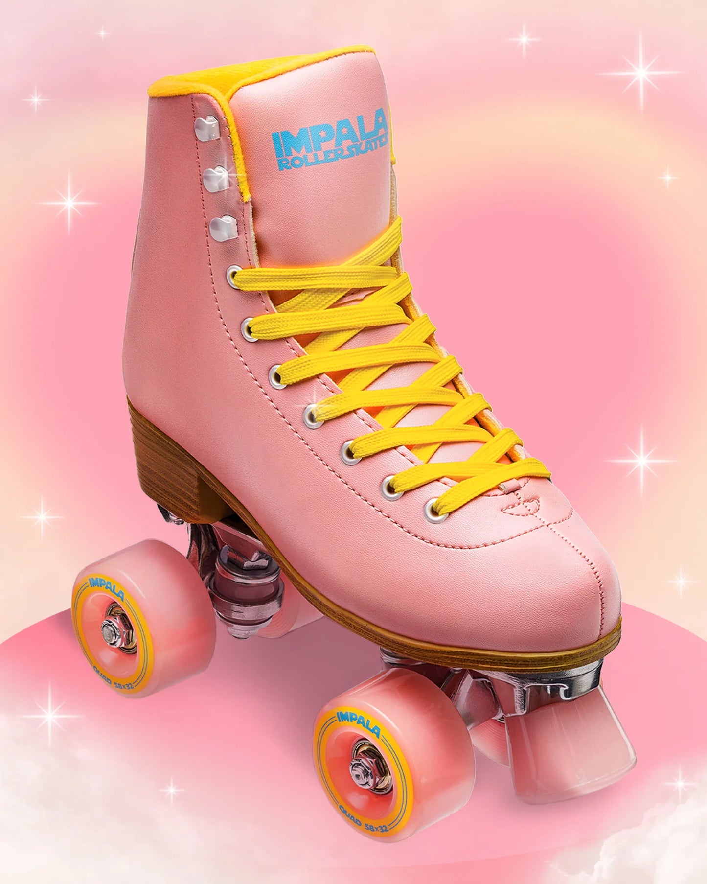 Impala Pink/Yellow Roller Skates