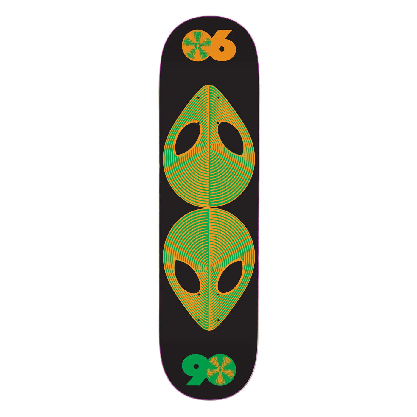 Alien Workshop Scanner twin-tail skateboard deck 8.25