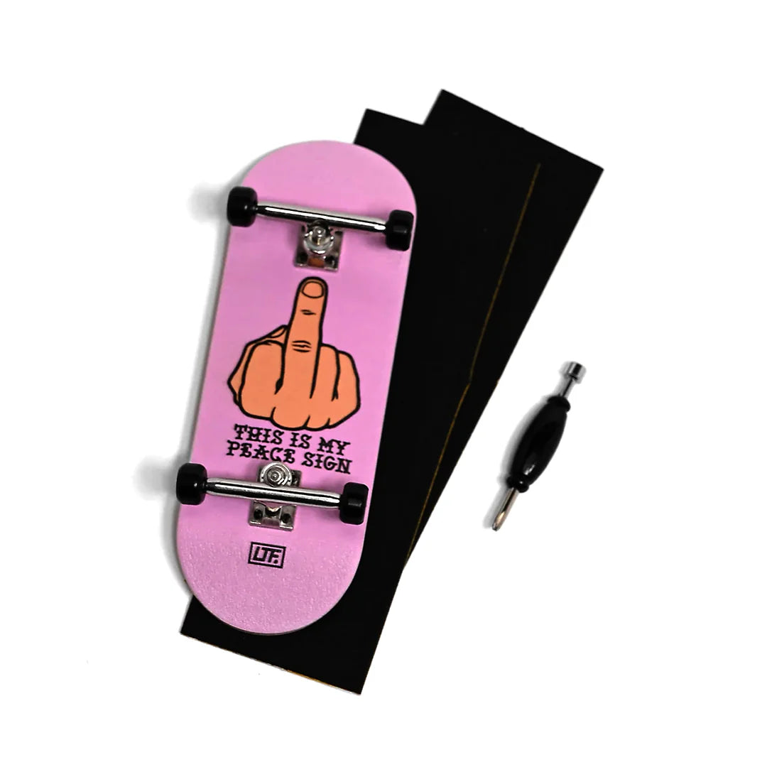 SLUSHCULT X LTF "MY PEACE SIGN" GROM FINGERBOARD COMPLETE