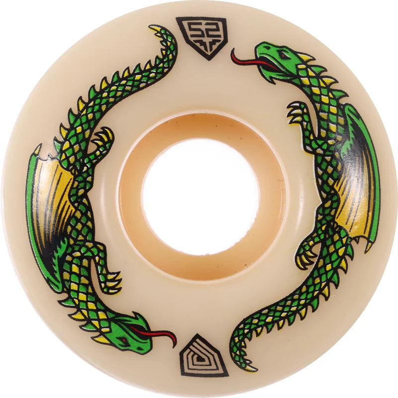Powell Peralta 54mm Wheels Dragon Formula 54mm x 32mm 93A off white