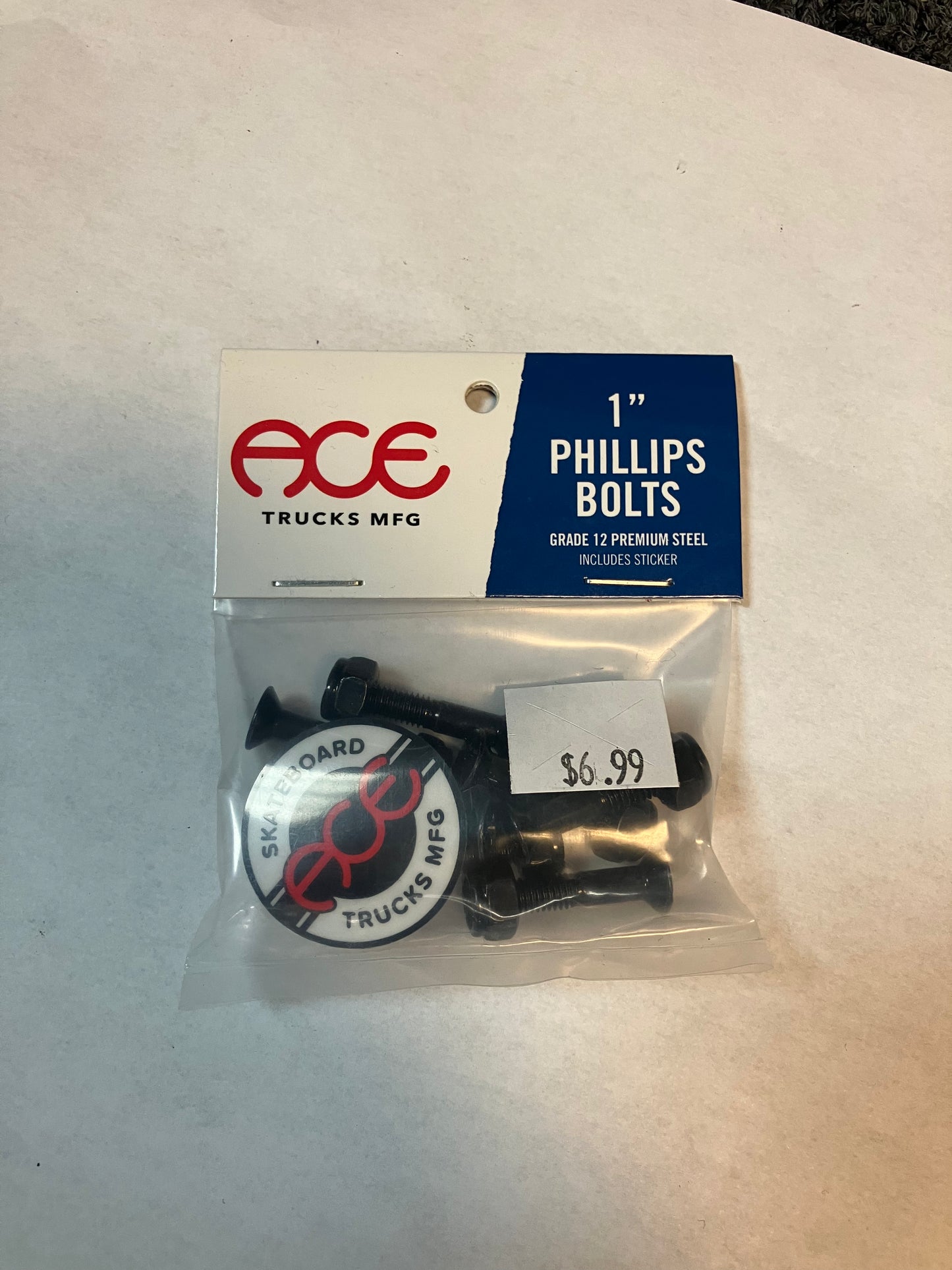 Ace hardware 1” Phillips Bolts