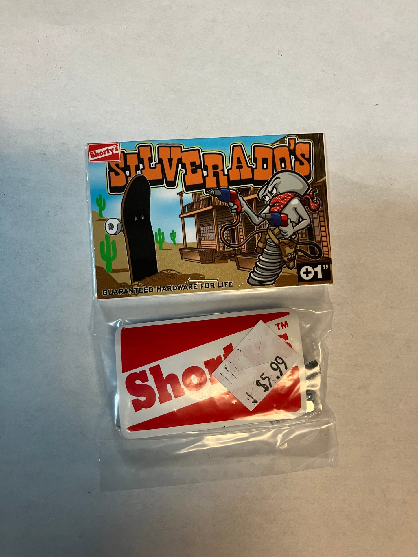 Shortys Hardware Silverado’s 1” Phillips 2 Silver, 6 Black