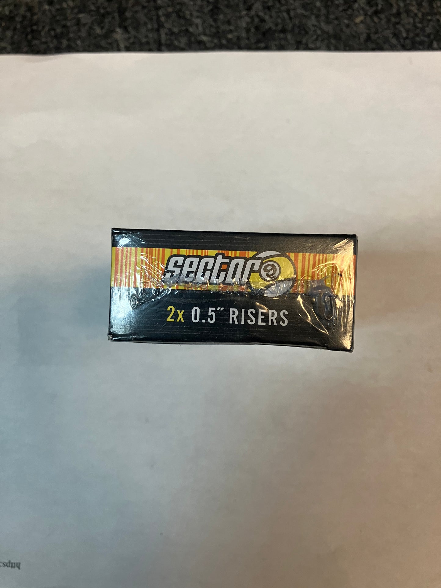 Sector 9 Risers 1/2” black.   2x 0.5” risers