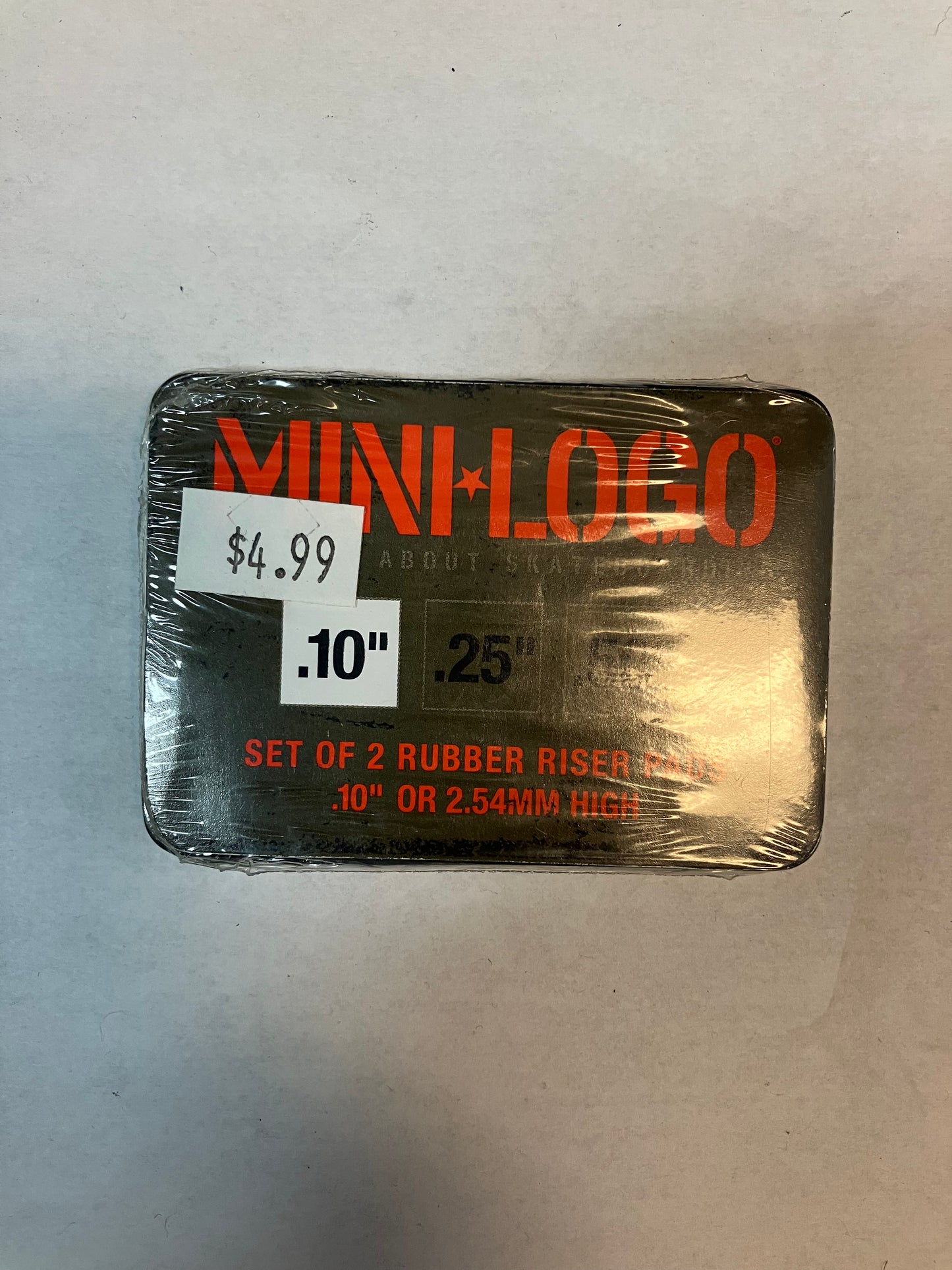 Mini Logo Riser Pad Set .10” or 2.54mm Black