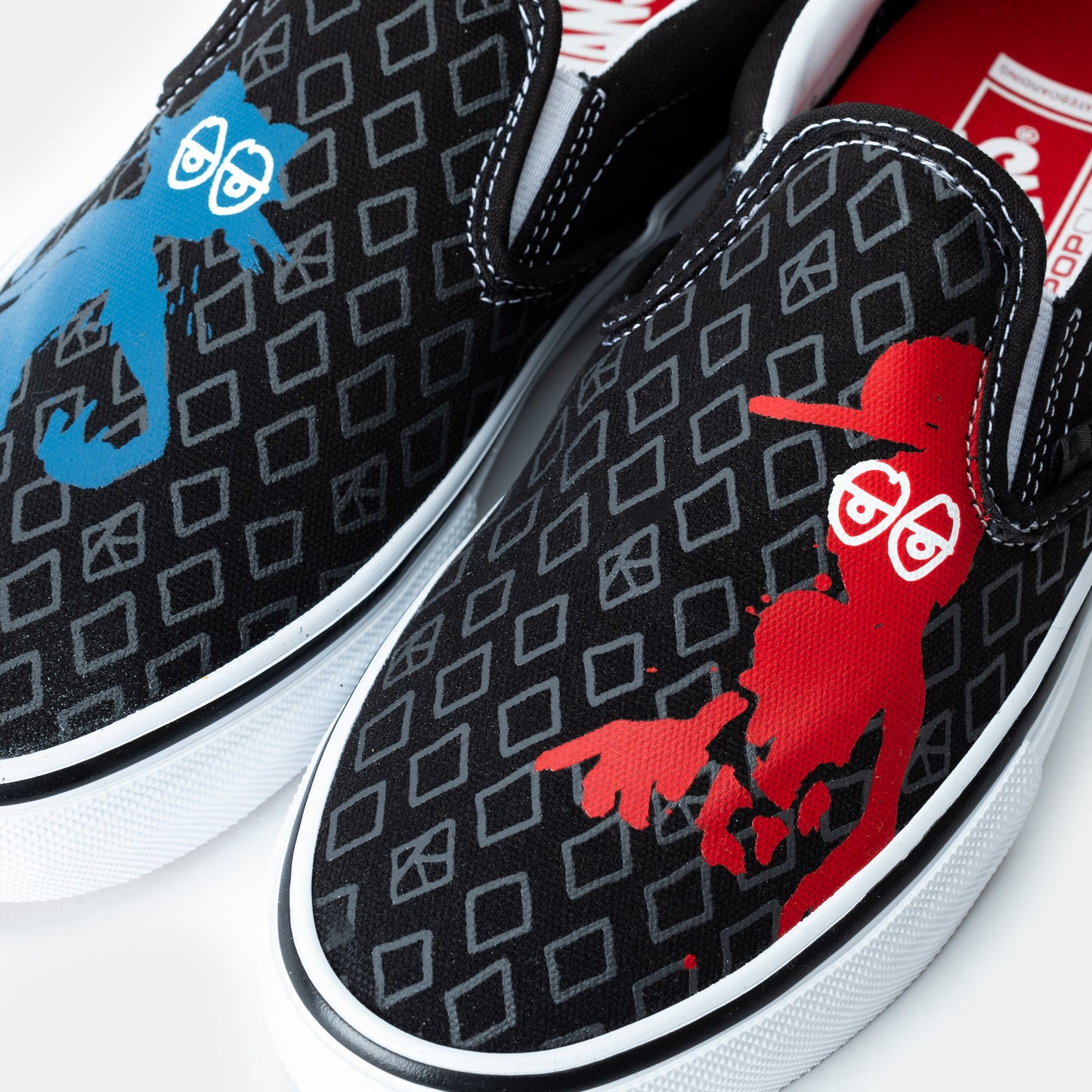 Vans x Krooked Natas Skate Slip-On Shoe