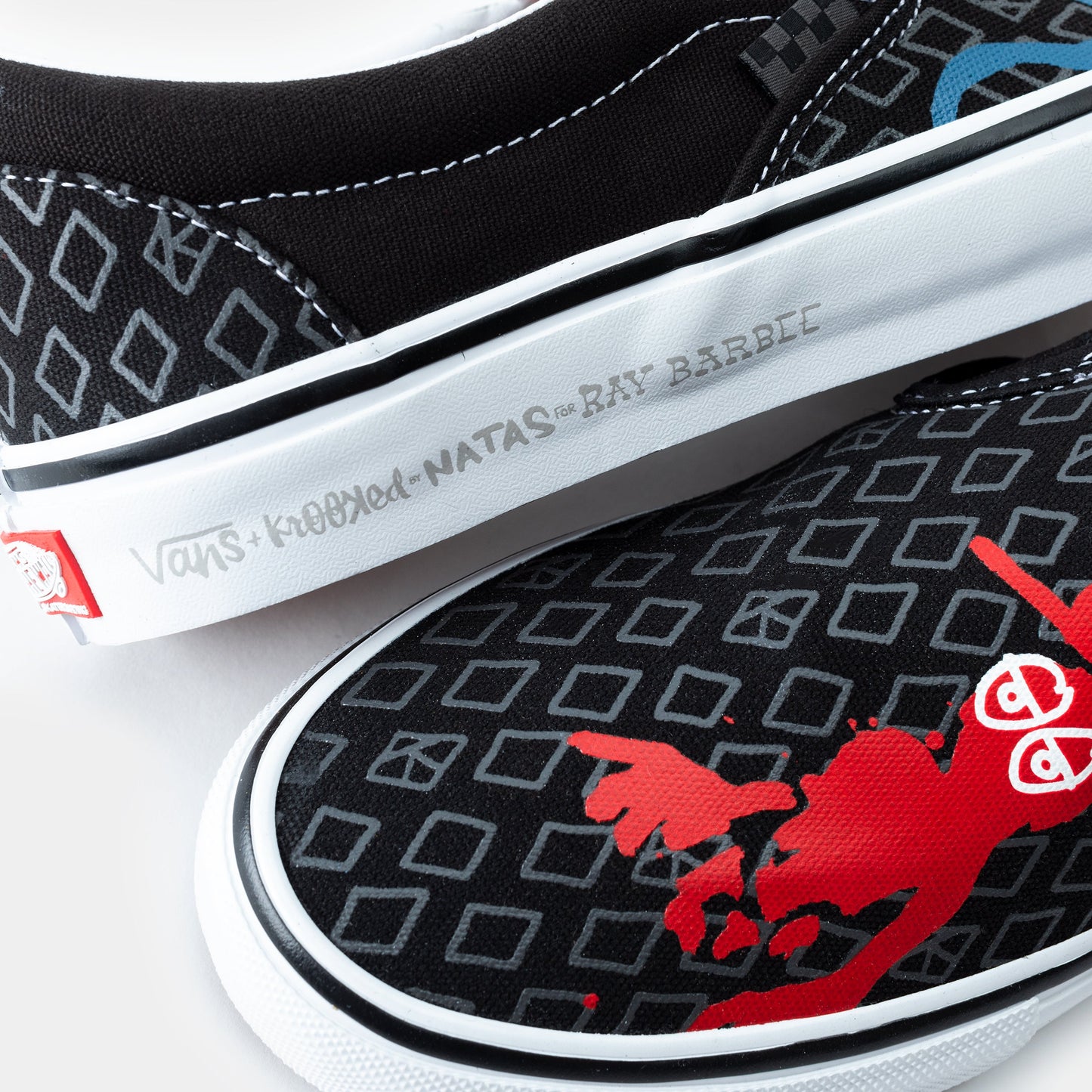 Vans x Krooked Natas Skate Slip-On Shoe