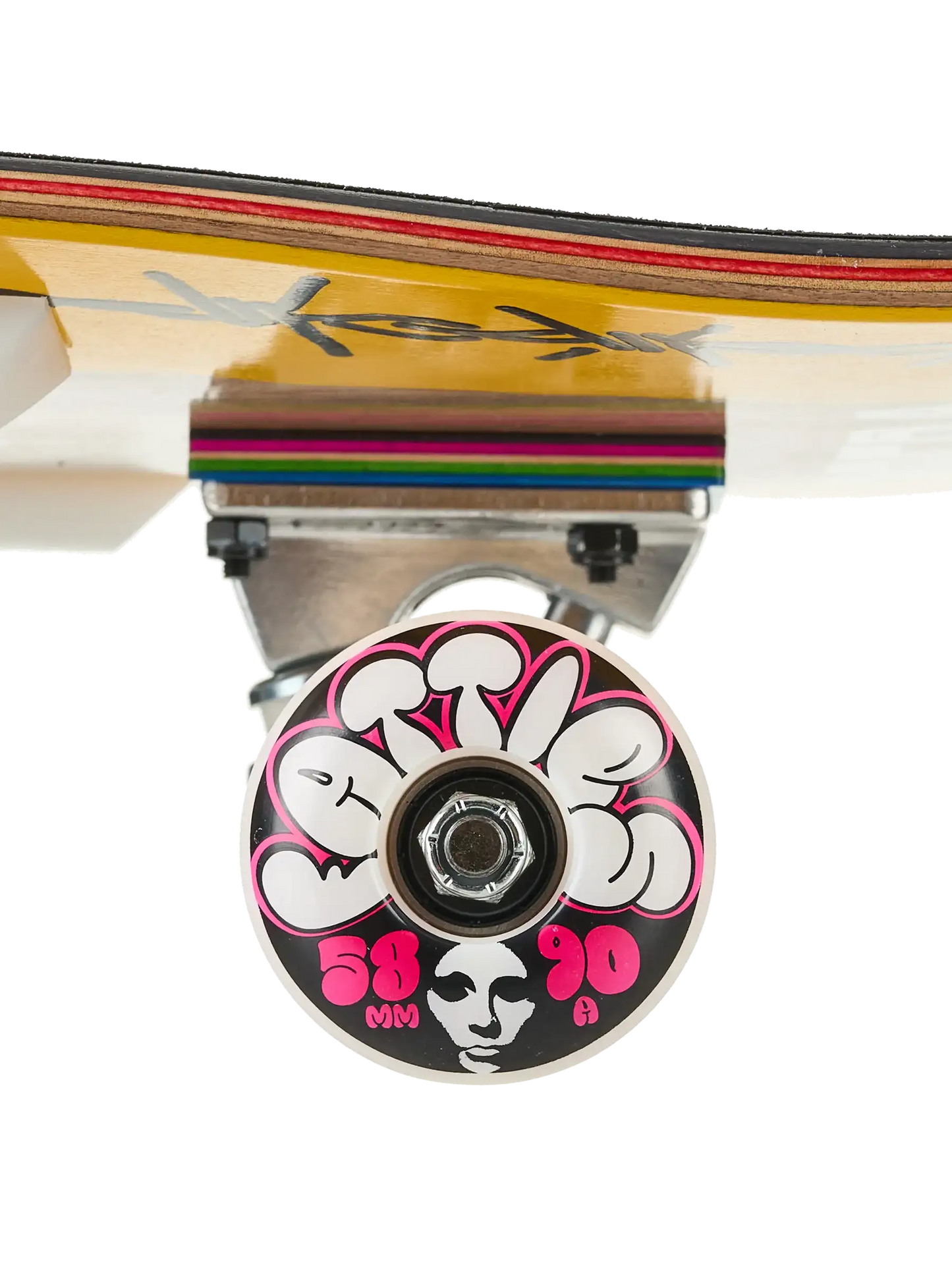 Opera Fatties Torn Spike Skateboard Complete 12x32.4