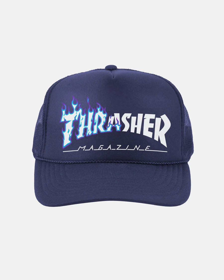 Thrasher Ignite Trucker SnapBack navy