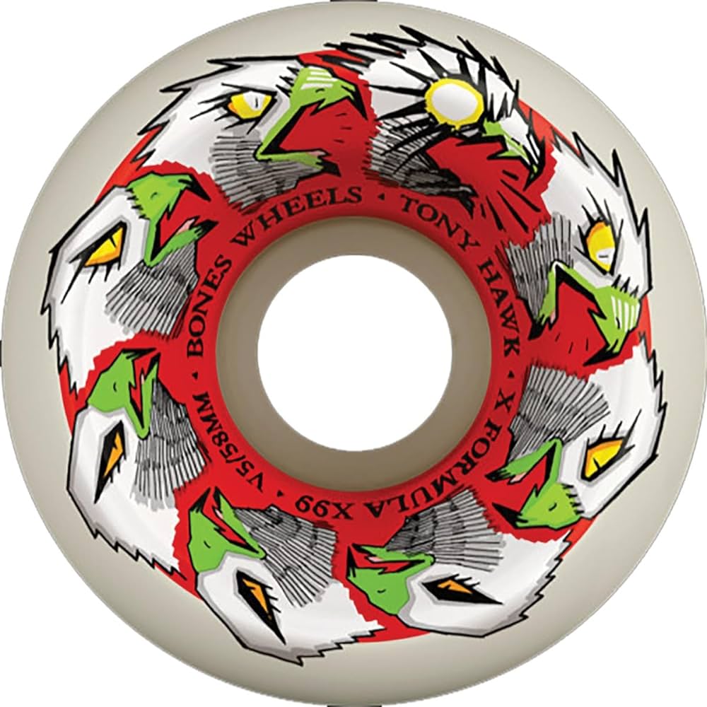 BONES 58mm X99 Wheels Hawk Animation