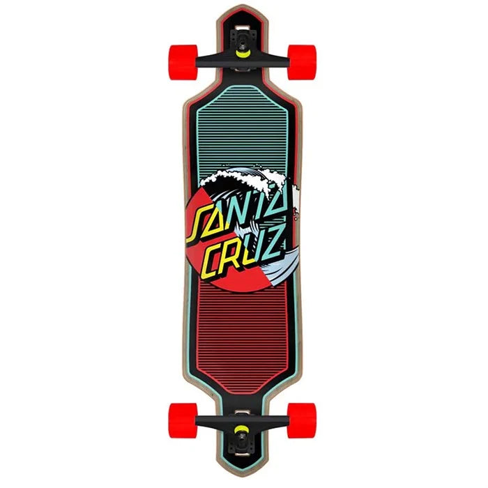 Santa Cruz longboard Wave Dot Splice 9” Drop Thru Cruzer Santa Cruz
