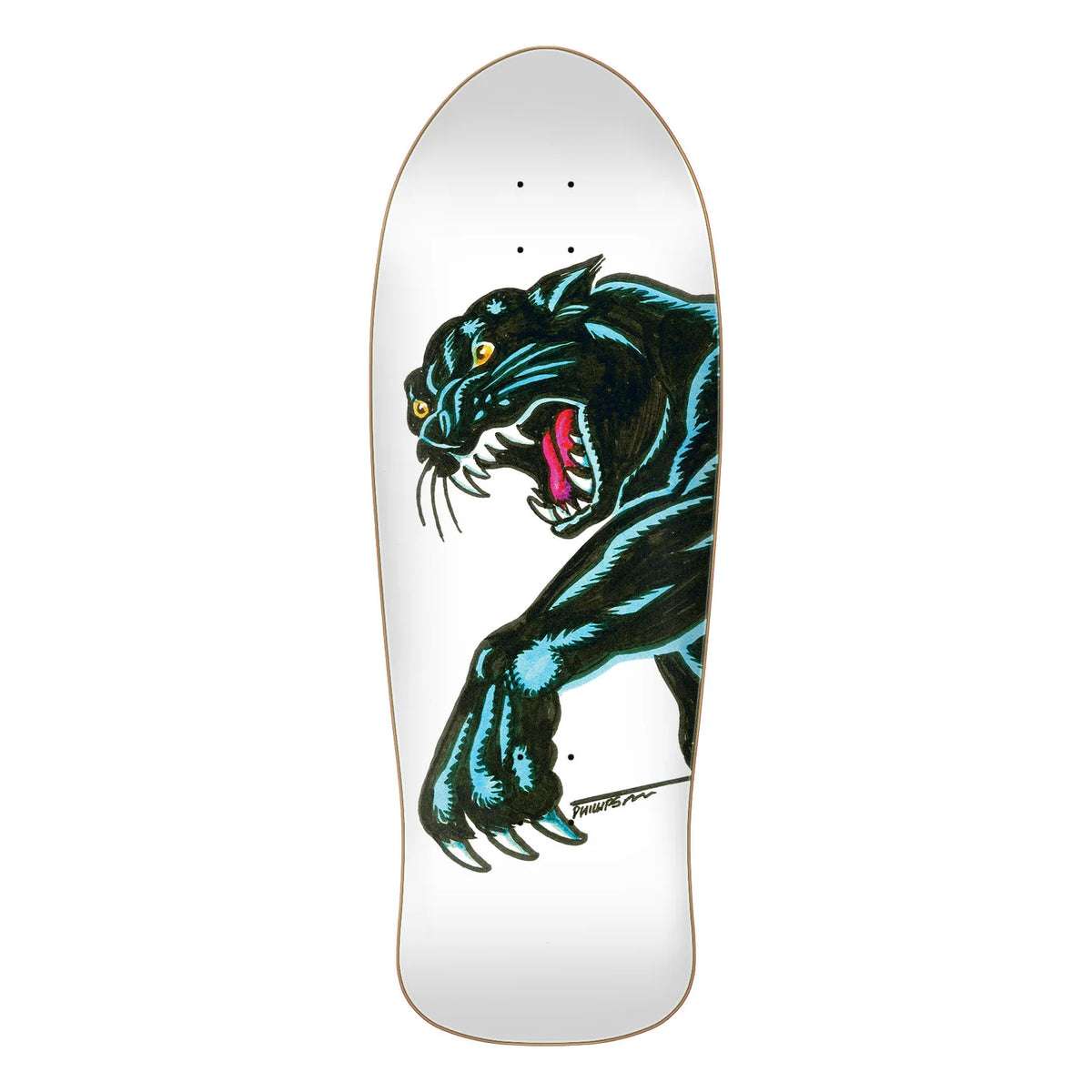 Santa Cruz Natas Sketch Panther Reissue 10.54 Skateboard Deck