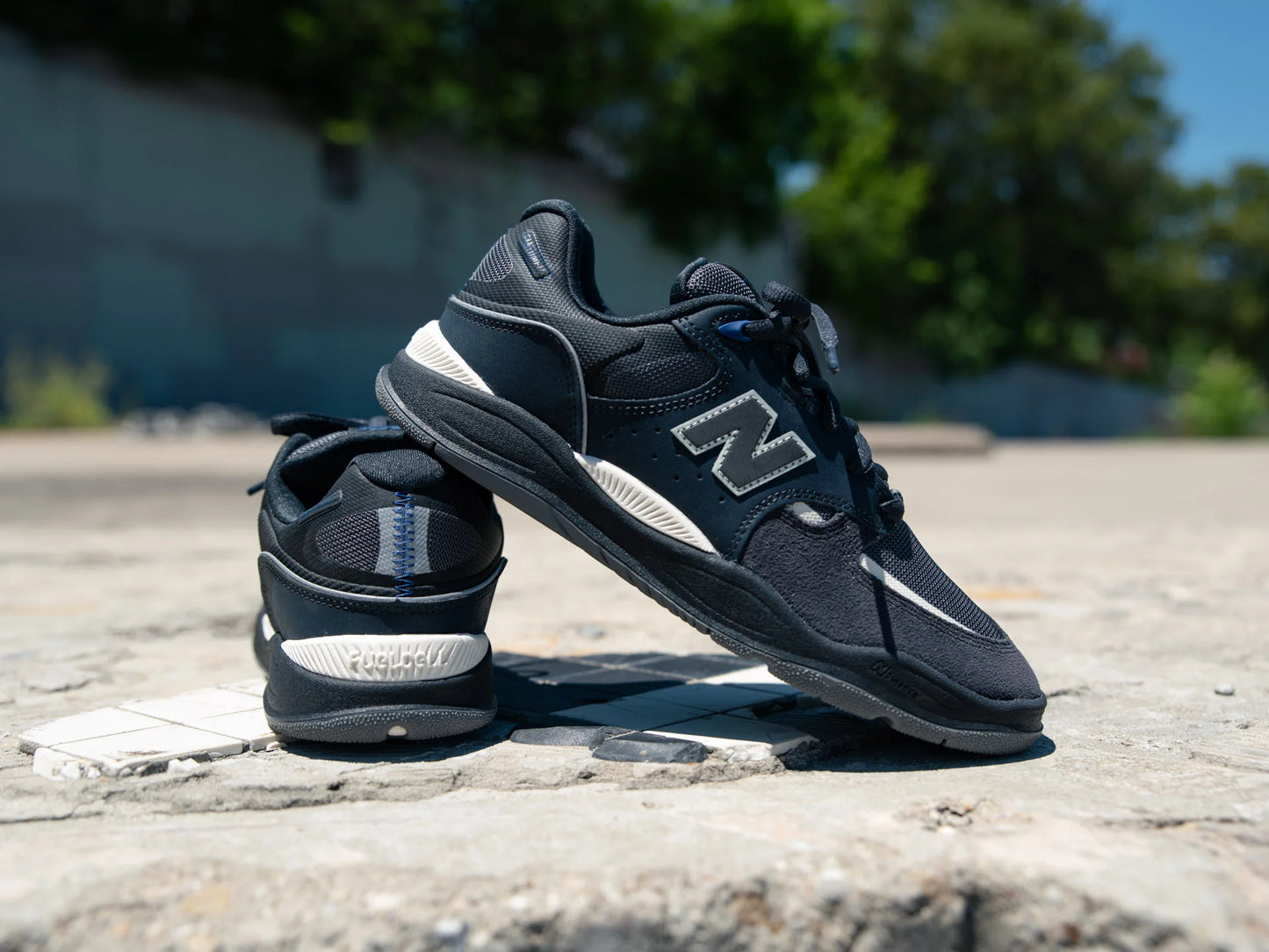 New Balance Numeric Tiago 1010 Shoes Black/Grey