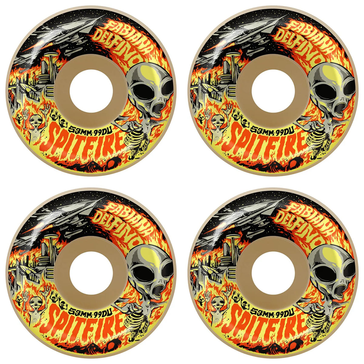 Spitfire F4 Fabiana Invasion 53mm 99a Wheels