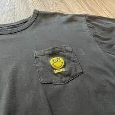 Vans 66 Smiley Embroidered Pocket T-Shirt Black M