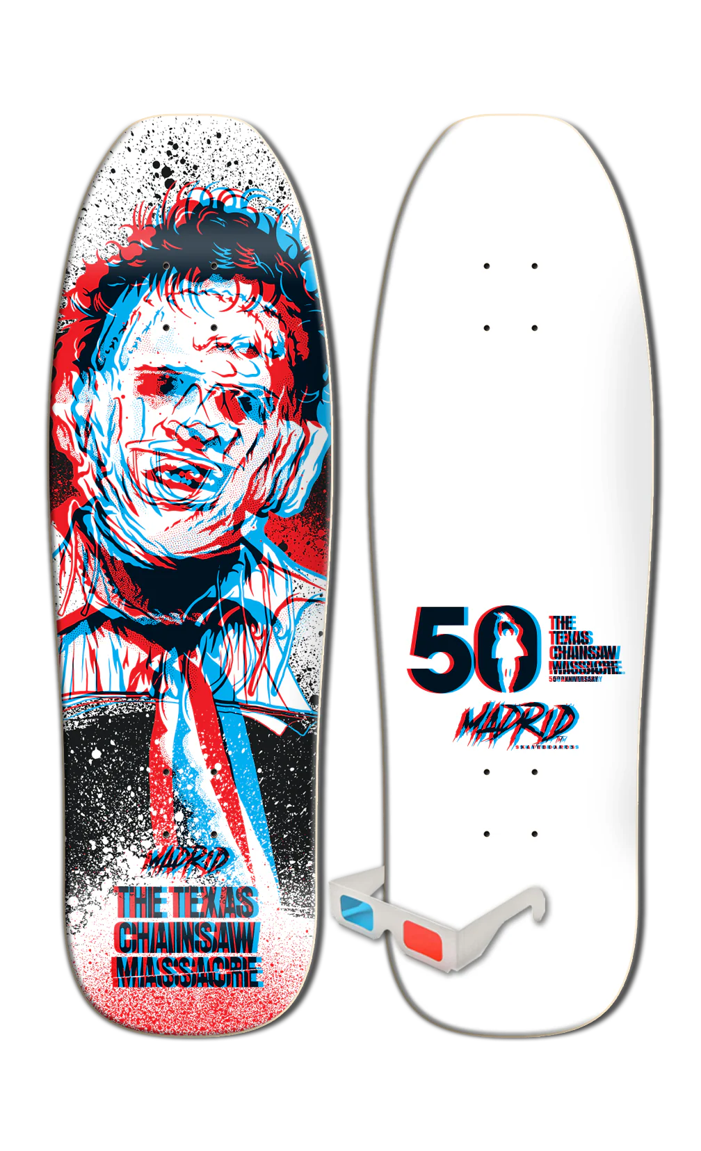 Madrid Head Cheese 3D/Pool Sun 9.5” Limited Edition Deck