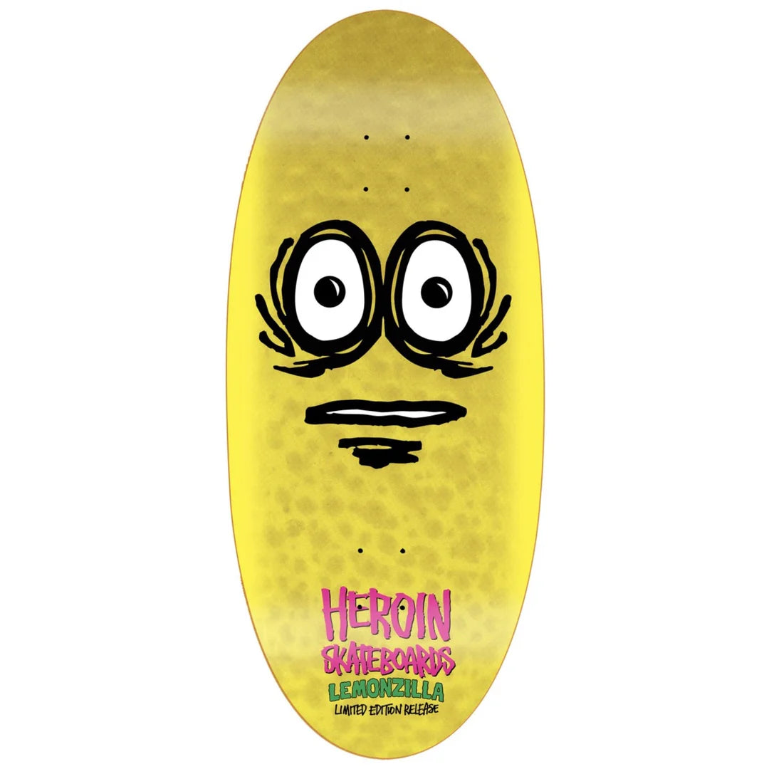 Heroin Skateboard deck 13.5” x 31.5” Lemonzilla