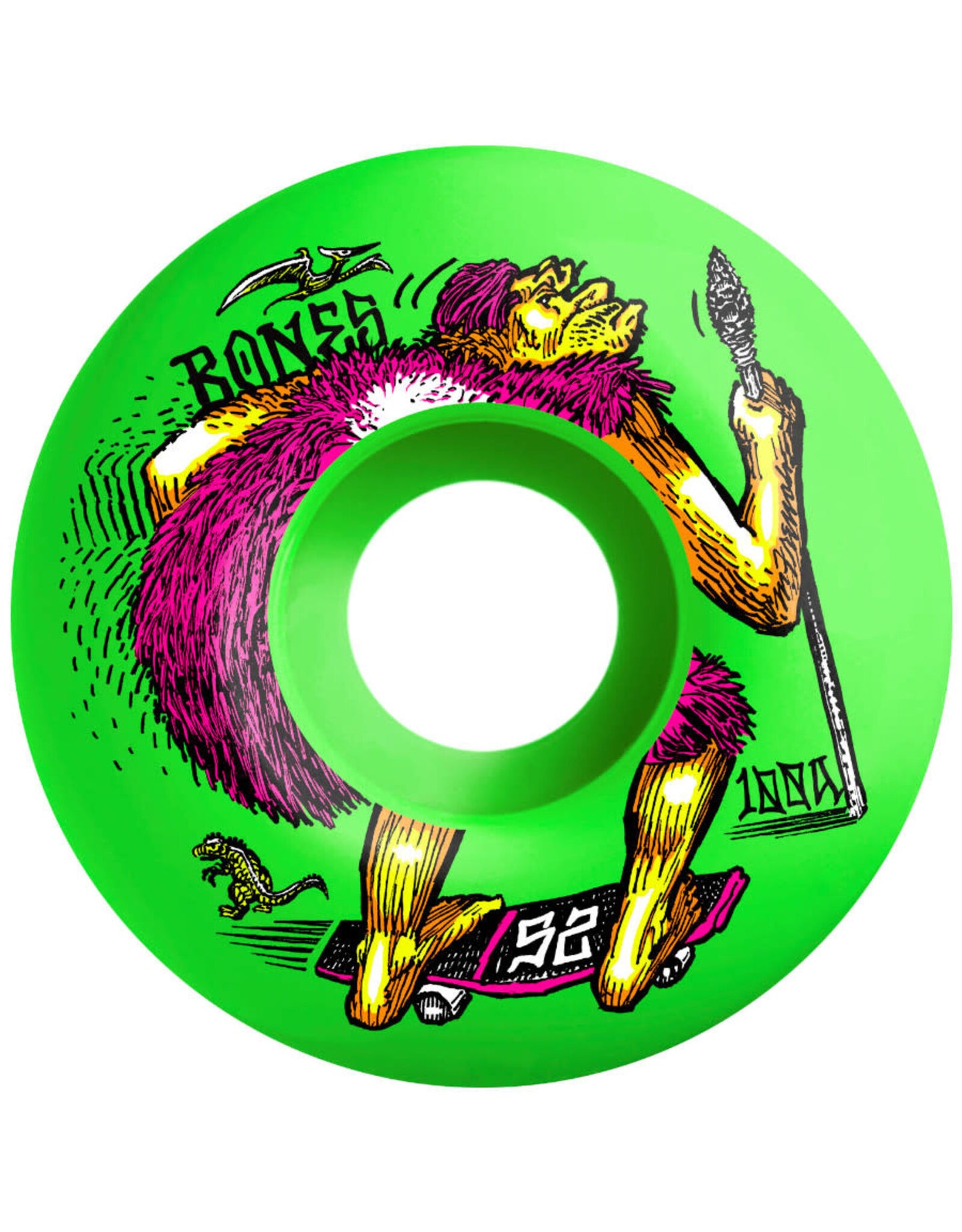 Bones 53mm 100a V4 NEONderthal Wheels