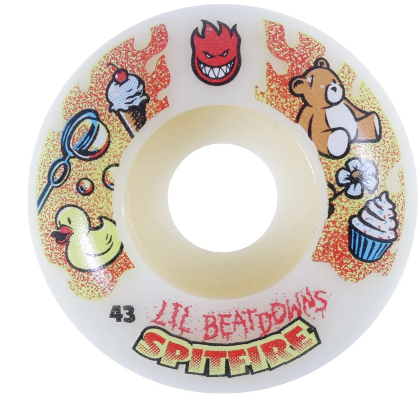 SPITFIRE 43mm FORMULA FOUR LIL BEATDOWNS SKATEBOARD WHEELS 43mm 99