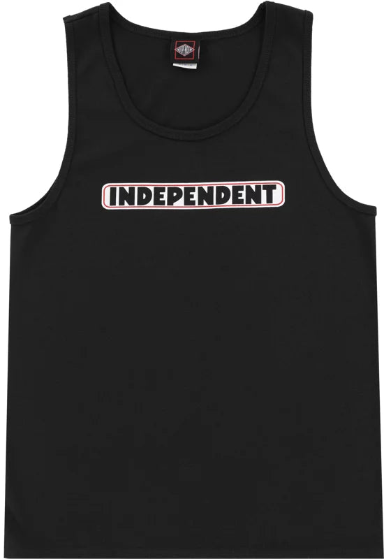 Independent Bar Logo Tank Top Black