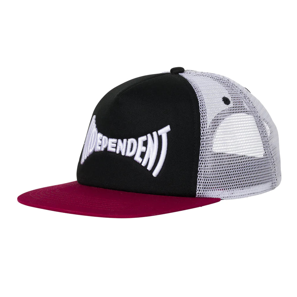 Independent Trucker Hat High Profile Black/Red/White