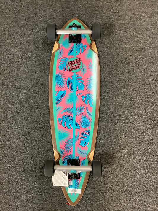 Santa Cruz Tropic Pintail Cruiser Longboard