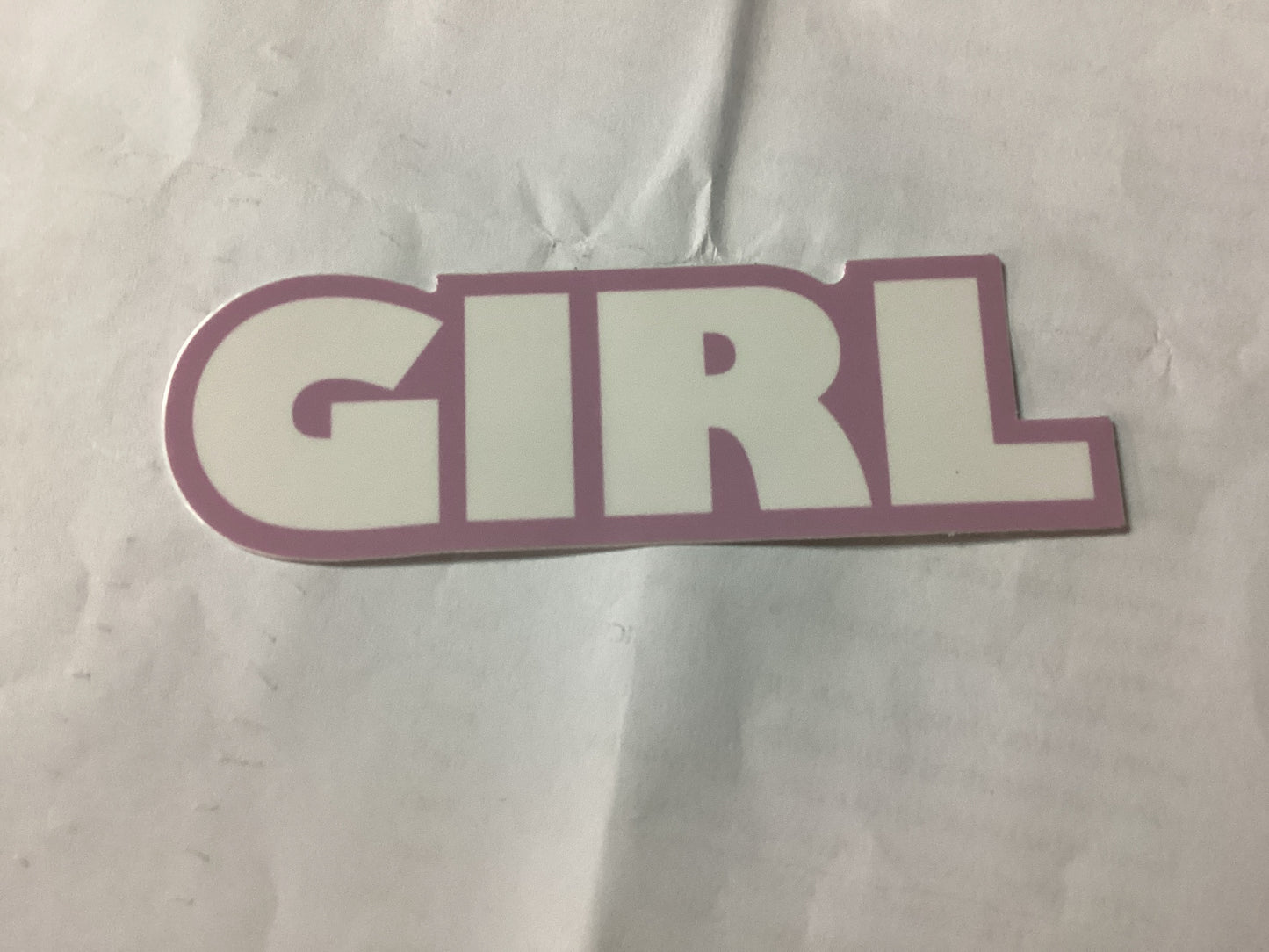 Girl Sticker Hello Kitty 50 Girl Logo purple