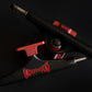 Independent 149 stage 11 skateboard truck set Splatter Span Black and Ano Red standard