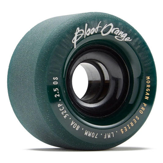 Blood Orange Liam Morgan Pro Series Longboard Skateboard Wheels 70mm 80A Dark Green