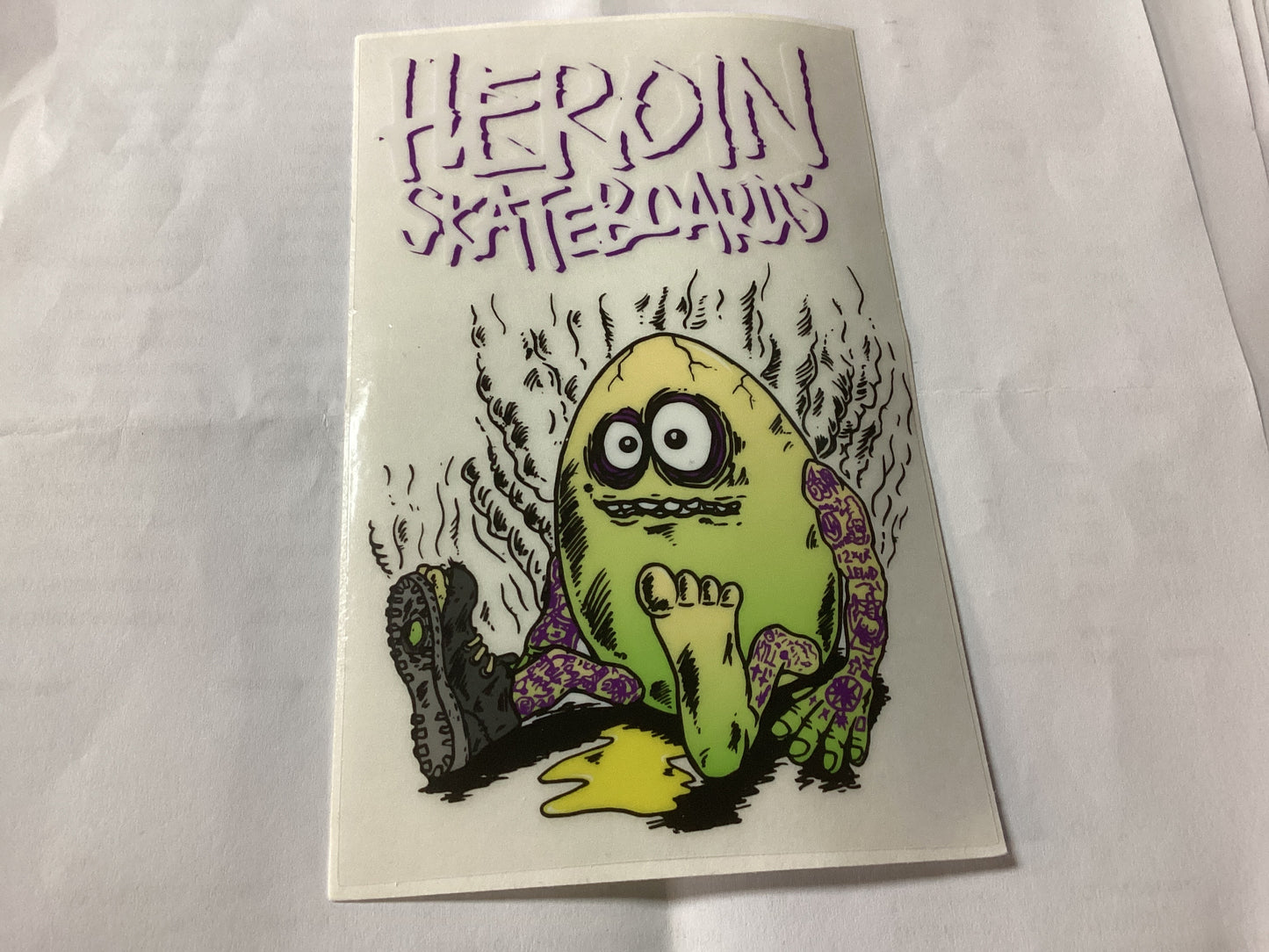 Heroin Sticker Egg Piss
