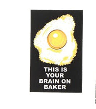 BAKER Fried Egg Sticker