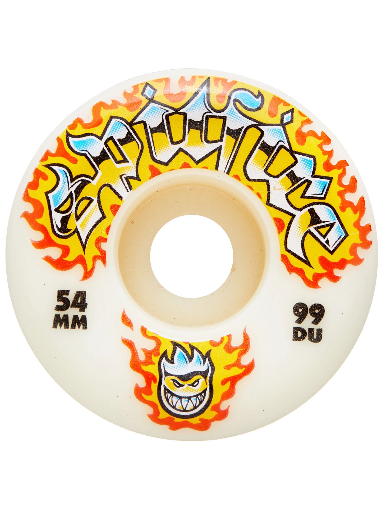 Spitfire F4 99DU Conical Full Chrome Venom Natural Skateboard Wheels