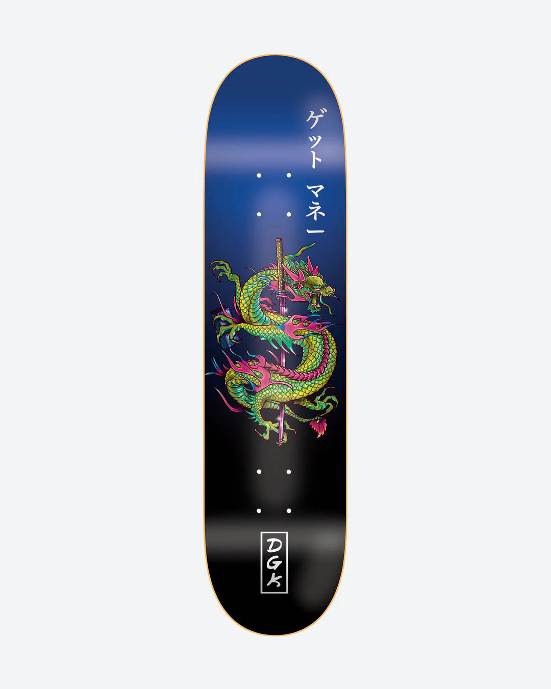DGK skateboard deck 8.06” Get Money 2 Blue/black