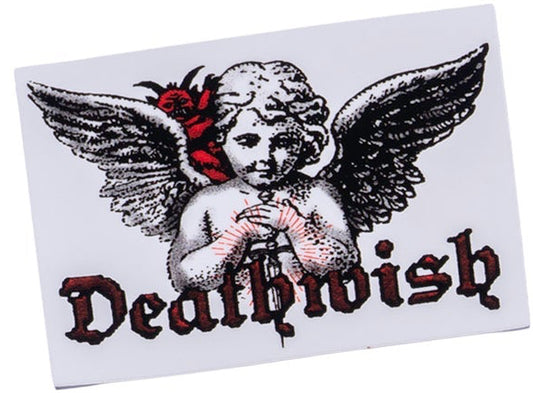Deathwish Angel Sticker Black