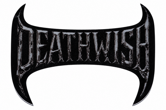 Deathwish Horned Logo Sticker Black