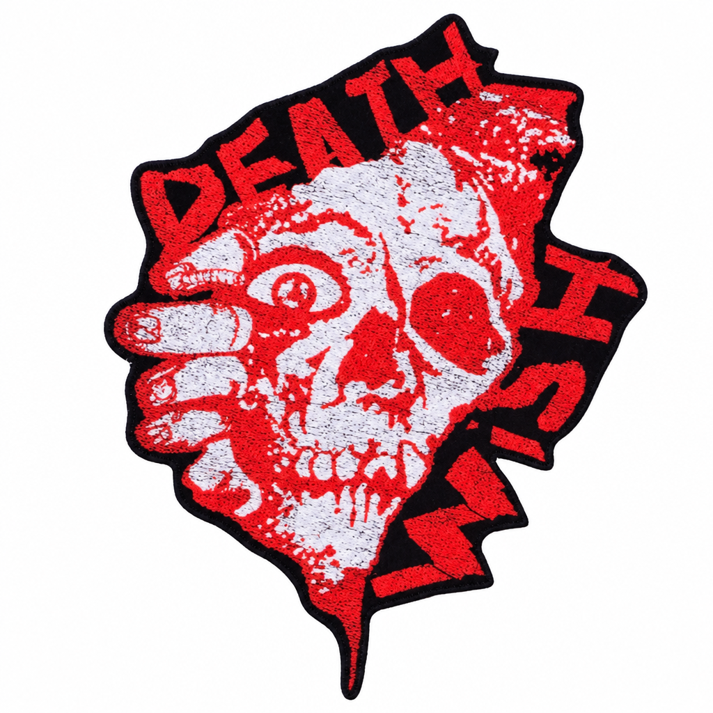 Deathwish Peeking Logo Sticker Red