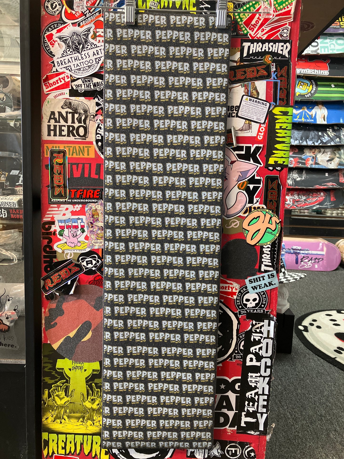 Pepper Grip Tape 9” x 33” Logo