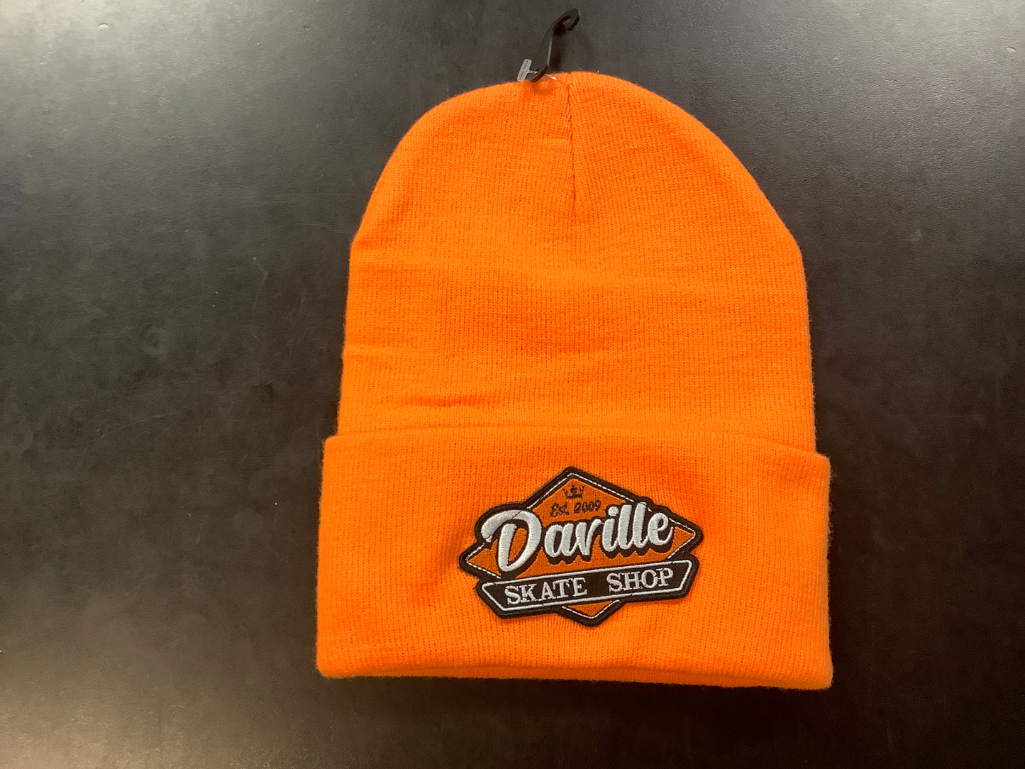Daville Orange Diner Logo Beanie